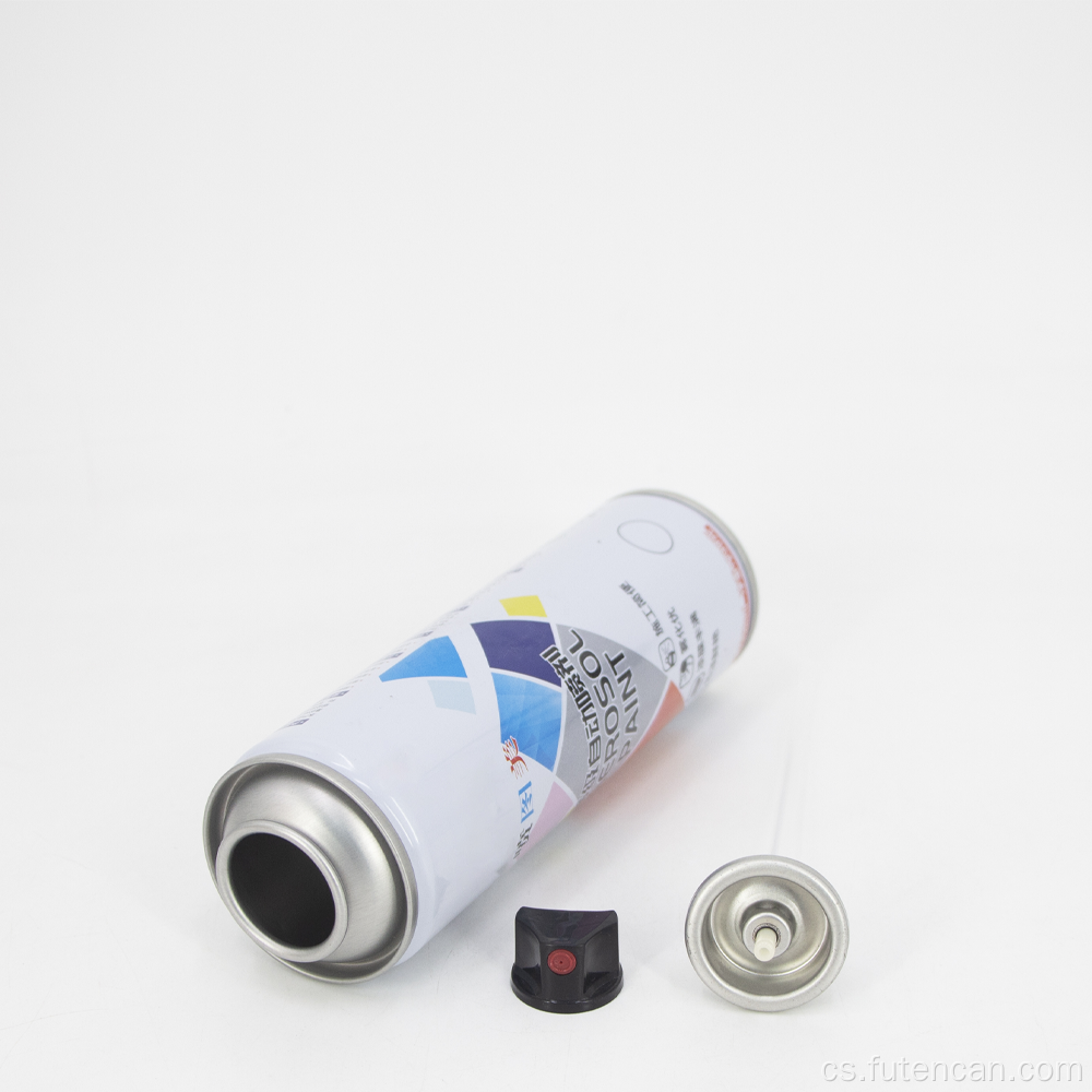 Kulatý aerosol Kovový pocínovaný plechovka