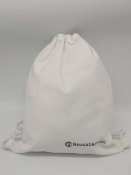 drawstring bag  canvas bag