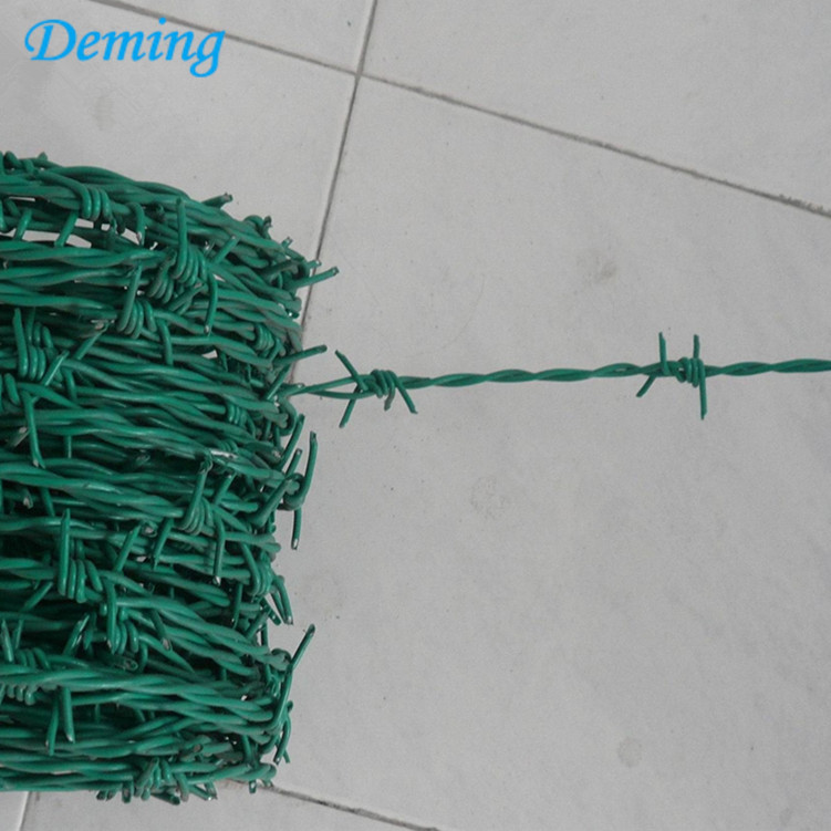 Cheap PVC Coated Barbed Wire Price Per Roll