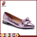 良質の紫色の安価なフラットな女性の靴
