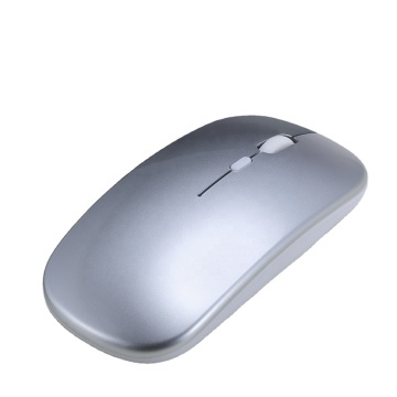 Ultra-Thin Rechargeable Battery Mute Mouse with Custom LOGO - 2.4GHz Bluetooth Wireless Gaming Mouse