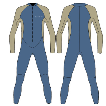 Zeegeten neopreen front zip één stuk volle wetsuits