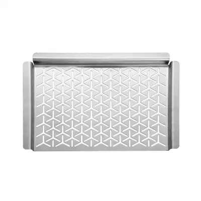 Hot Sale Warp-Free Stainless Steel Pan Grill Premium Vegetable Topper Basket