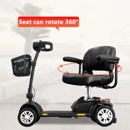 Electric Mobility Scooters: Popular Folding Scooters, Carriers, and Parts