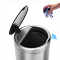 Round Motion Sensor Trash Can