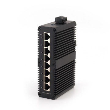 Factory Price Original DIN Rail 8*10/100 RJ45 Unmanaged Industrial Switch with Reverse Connection Protection