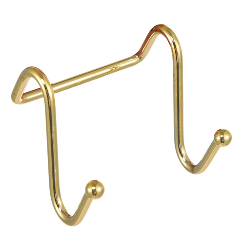 Hanging S Hook Brass metal gold decorative hanging hook for kitchen Manufactory