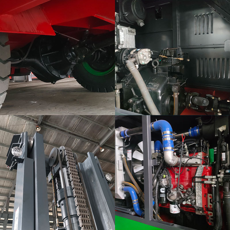 High Quality 6 Ton Diesel Side Loader Forklift 6000kg with Table Widening Feature