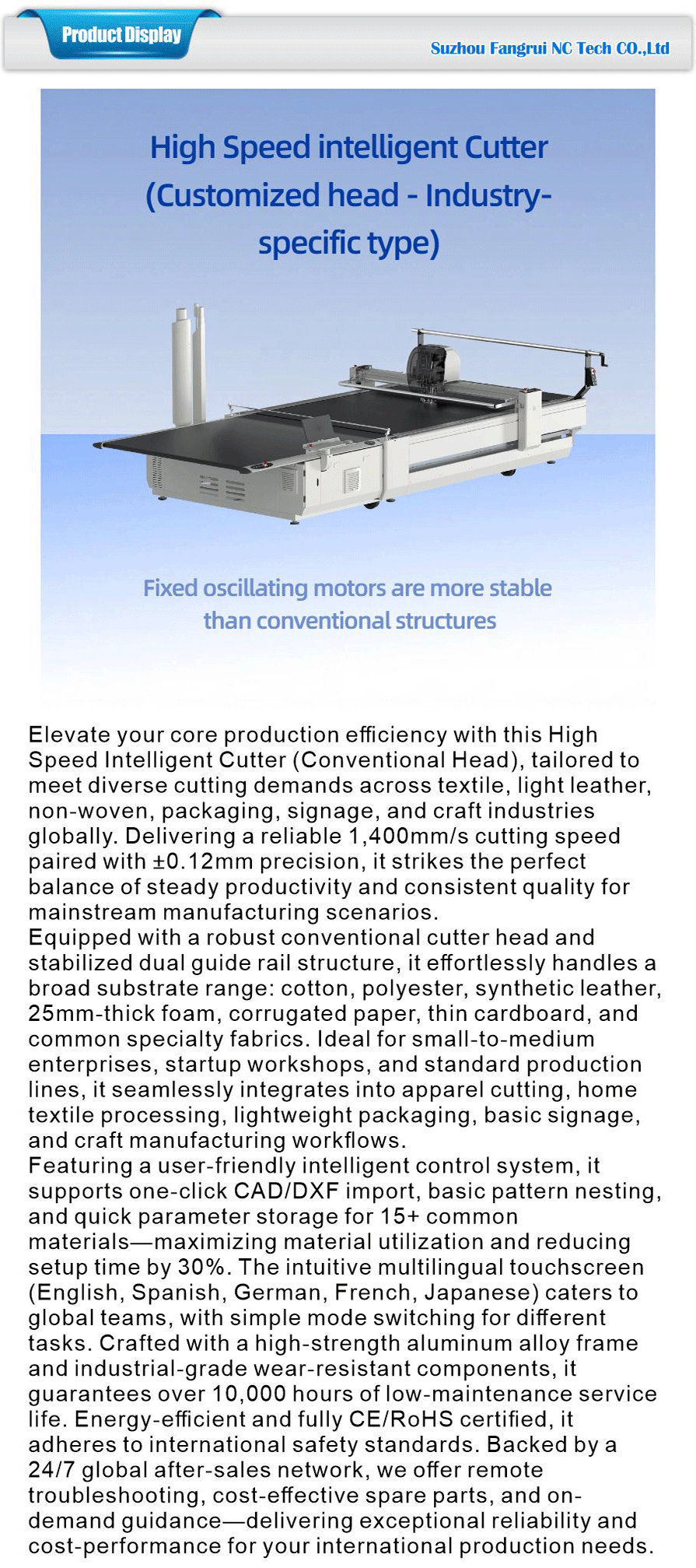 High-speed Cutting Machine -xiangqing1-FR072