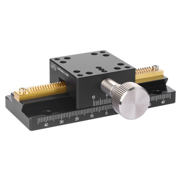 Etapa de ranura de cola de milano de carrera larga, eje X manual, 40*40 mm