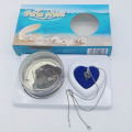 Kärlek Hjärta Cage Holder Halsband Pearl Box Gift
