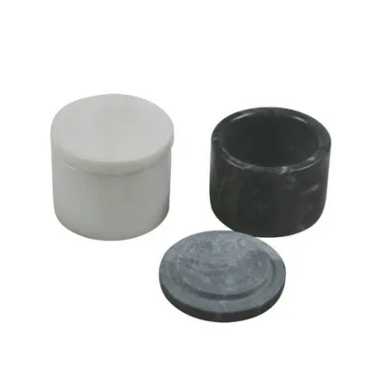 Black Marble Salt & Pepper Shaker
