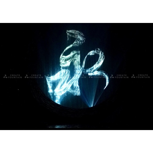 น้ำพุน้ำตกดิจิตอลกราฟิก