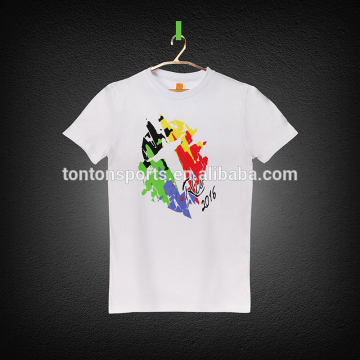 2016 latest style 100% cotton t-shirts manufacturers