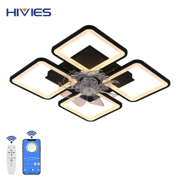 High Lumen Remote Control LED Ceiling Fan Light for Living Room and Bedroom