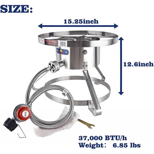 Stainless Steel Round Outdoor Propane Burner