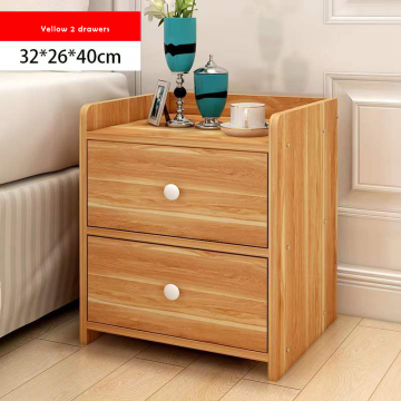 Wholesale Wooden Yellow Bedside Tables and Storage Cabinets for Bedrooms