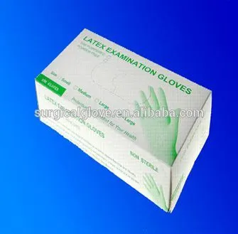 Powder Free Non Sterile Disposable Examination Latex Gloves Disposable