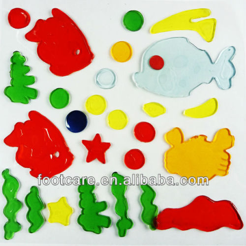 Marine Organism window Gel sticker