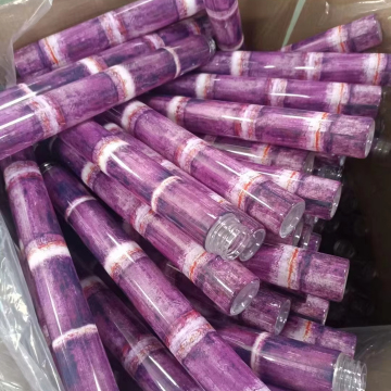 Wholesale Disposable Bamboo Sugarcane-Shaped Plastic Juice Bottles 400ml 600ml
