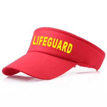 Wholesale Custom Plain Red Sports Cycling Cotton Sun Visor Caps