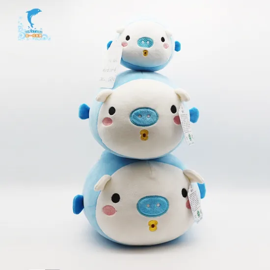 Cheap custom soft big pig stuffed plush pig toys