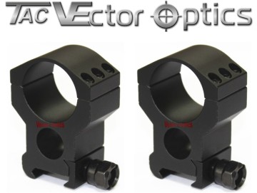 Vector Optics 30mm Heavy Duty Extreme High Picatinny Scope Mount Ring 6 Bolts per Ring