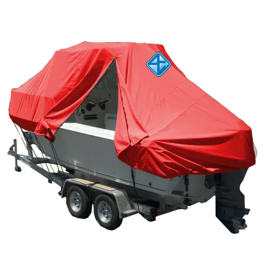 UV Resistant Waterproof 600D Polyester T-Top Boat Cover for All Season Marine Use