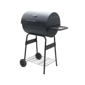 Garden Heavy Duty Barbecue Barrel Grill Barbeque Smoker Trolley Oil Drum Bbq Charcoal Grill For Outdoor