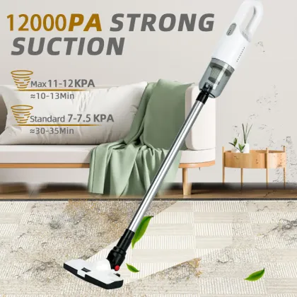 150W Brushless Stick Handheld Vertical Vacuum Cleaner - Strong Suction Wet & Dry Commercial Vacuum