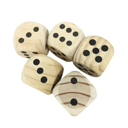Extra Large Wooden Dice: Perfect Outdoor Lawn Games for Adults