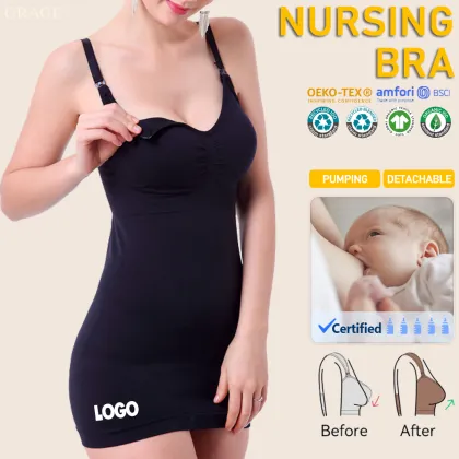 Lactation and Nursing Bodysuits: Custom Logo Maternity Jumpsuits for Postpartum Mothers