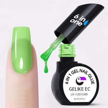 Nail Tips Glue Gel - Multifunctional Nail Gel Glue Base Coat