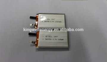 Lithium Polymer Battery 503759 High quality 3.7V 1300mAh