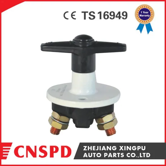 12V 24V 250A automotive battery disconnect cut off switch with 2 assembly holes