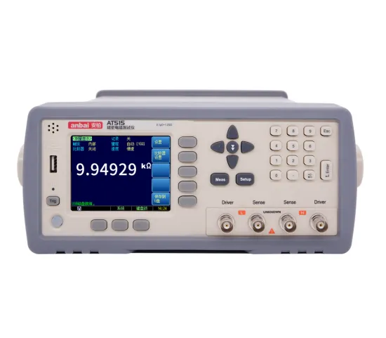 AT515 High Precision Microohm Meter Resistance Tester