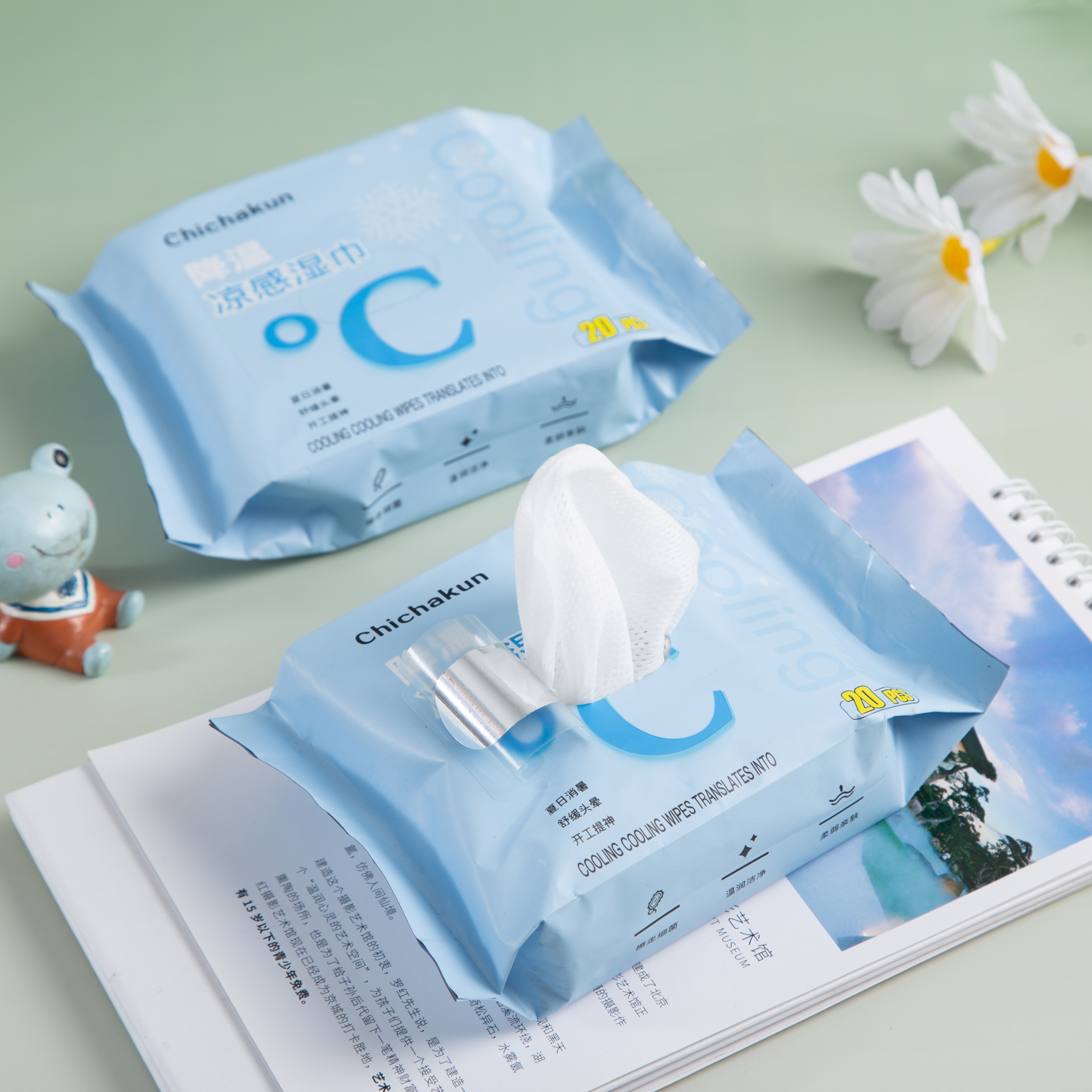 cooling wipes