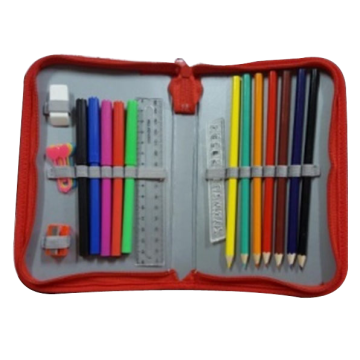 Hot Selling Back to School Stationery Set Fabric CD Bag and Pencil Case