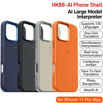 Custodia per telefono traduttore AI per iPhone 15promax