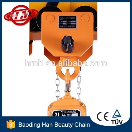 gct-b hand push geared trolley