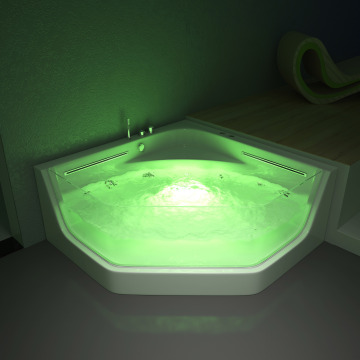 RELAX Portable Mini European Style Whirlpool Bathtub for 2 Persons