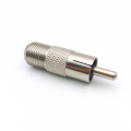 F-Type Female To RCA Male RF Coaxial Adapter