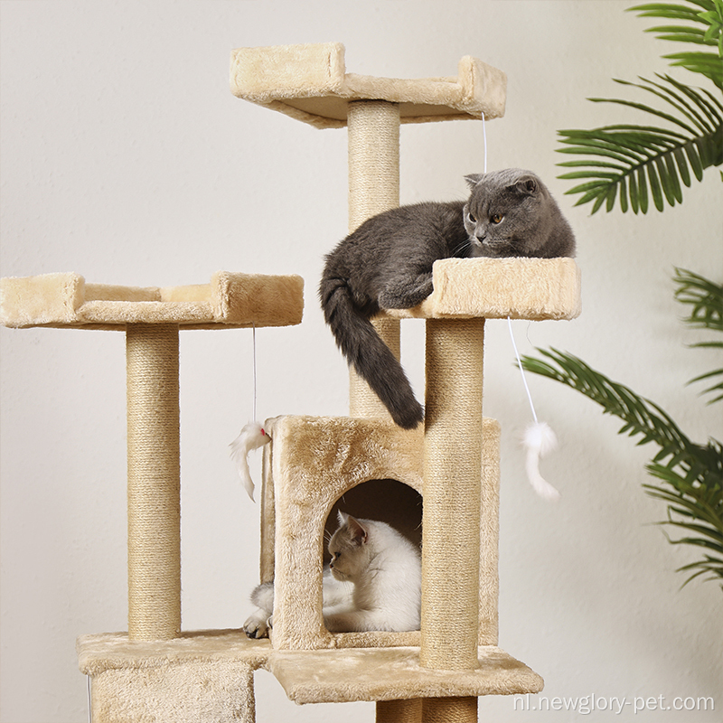 Cat -appartement met platform