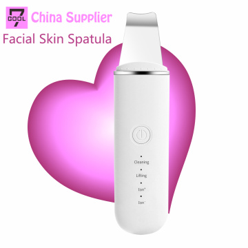 Spatula de limpeza facial da beleza da beleza da pele do íon positiva