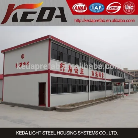 two storey prefab homes with corrugated EPS/pu/rock wool /glass wool sandwich panel hot sell in Brazil