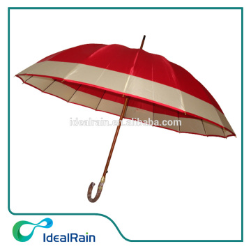 wholesale 16ribs rain wooden handle umbrellas