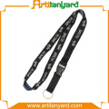 String Jacquard Lanyard dengan Buckle Plastik