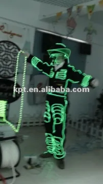 brightness green 2.0mm el wire for glowing costume