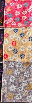 Factory Knitted Printed Burn out flannel Fabric