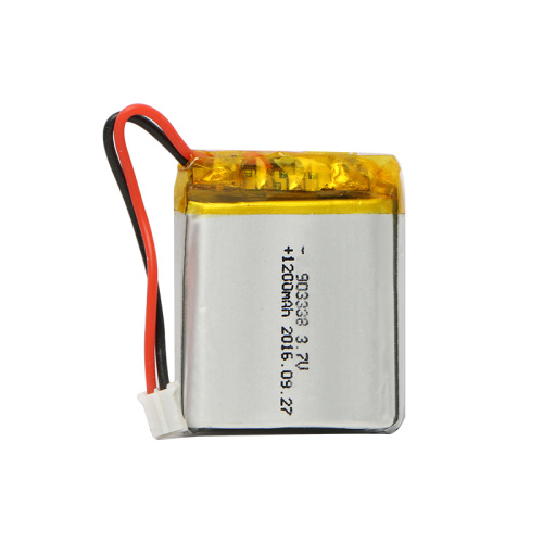 가장 인기있는 903338 3.7V 1200mAh 리튬 폴리머 배터리